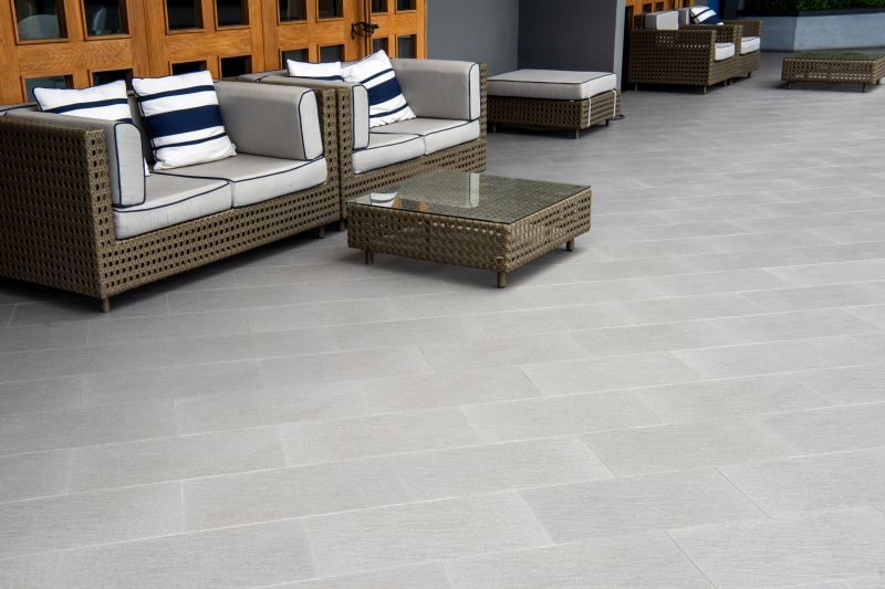 Outdoor Tiled Patio